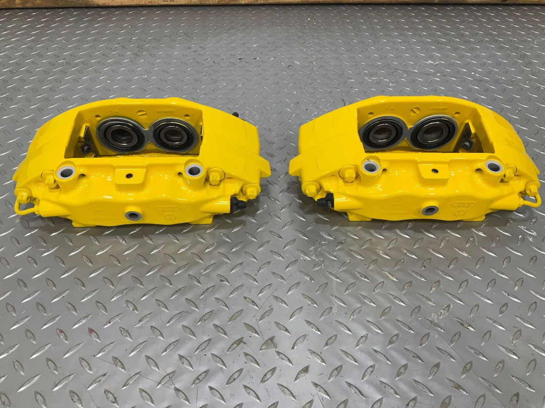 Lamborghini Gallardo Powder Coated Yellow Brembo Brake Caliper Set Fresh Rebuild