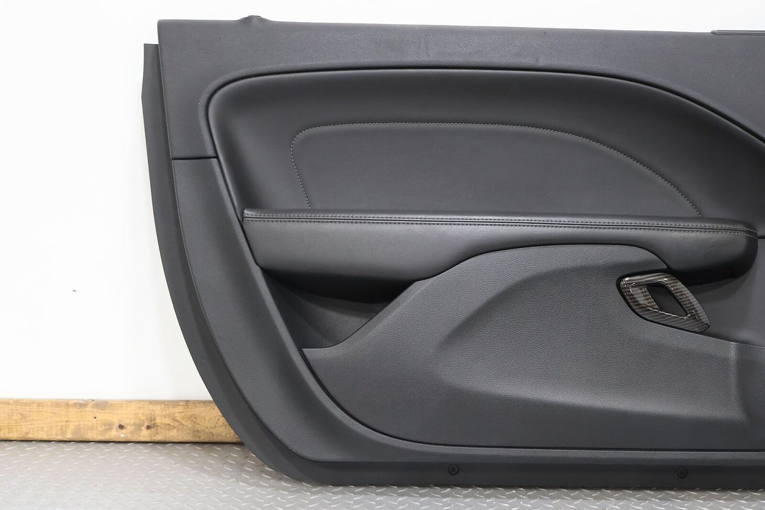 15-18 Dodge Challenger SRT SCat Pack Left LH Door Trim Panel (Black) Leather