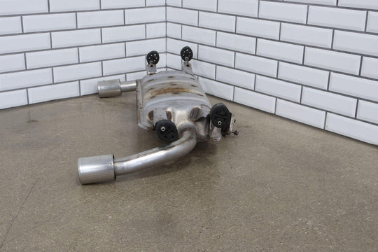 17-19 Fiat 124 Spider Abarth OEM Lusso Exhaust Muffler (W/ Tips) 62K Miles