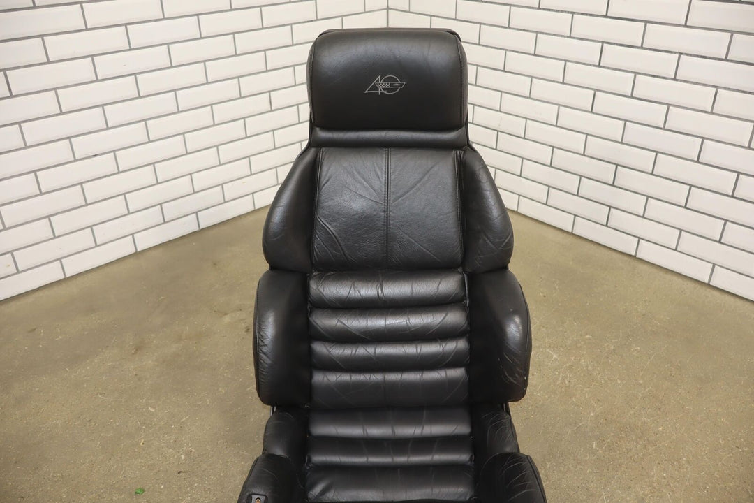 92-93 Corvette Left Driver Power Leather Bucket Seat Tested