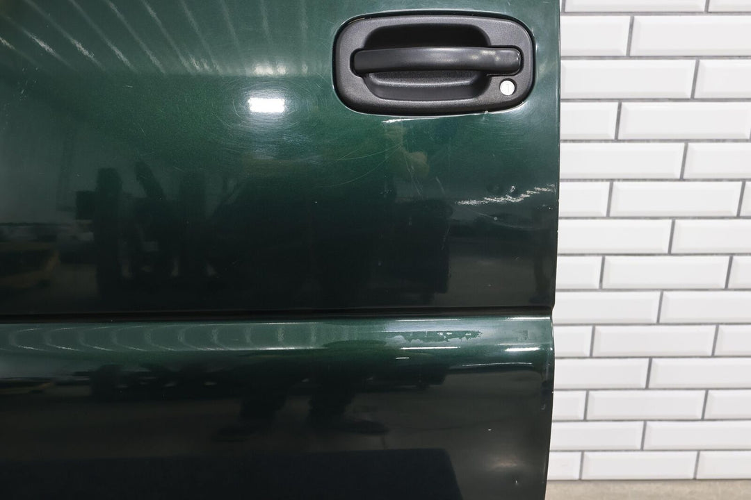 99-06 Silverado Sierra Crew Cab Front Left Electric Door W/ Glass (Dark Green)