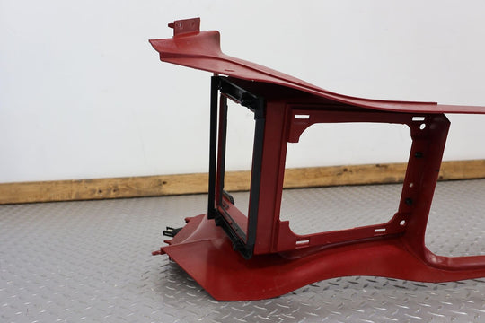 87-93 Ford Mustang Interior Bare Floor Console Base (Red) Sun Fade