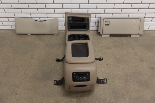 03-07 GMC Sierra Chevy Silverado Center Floor Console Glovebox (Tan/Neutral)