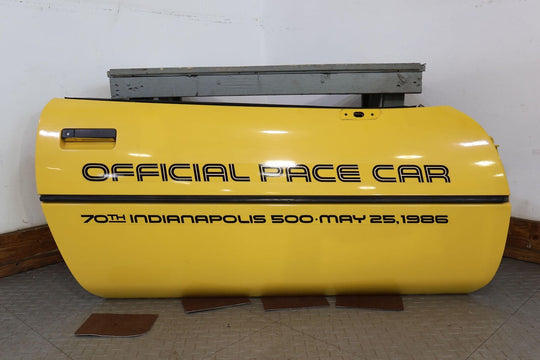 84-96 Chevy C4 Corvette Pace Car Passenger Right RH Door Shell (Yellow WA8769)