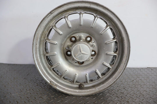 72-80 Mercedes 450SLC C107 W107 14x6.5 OEM Alloy Wheel (Faded Condition)