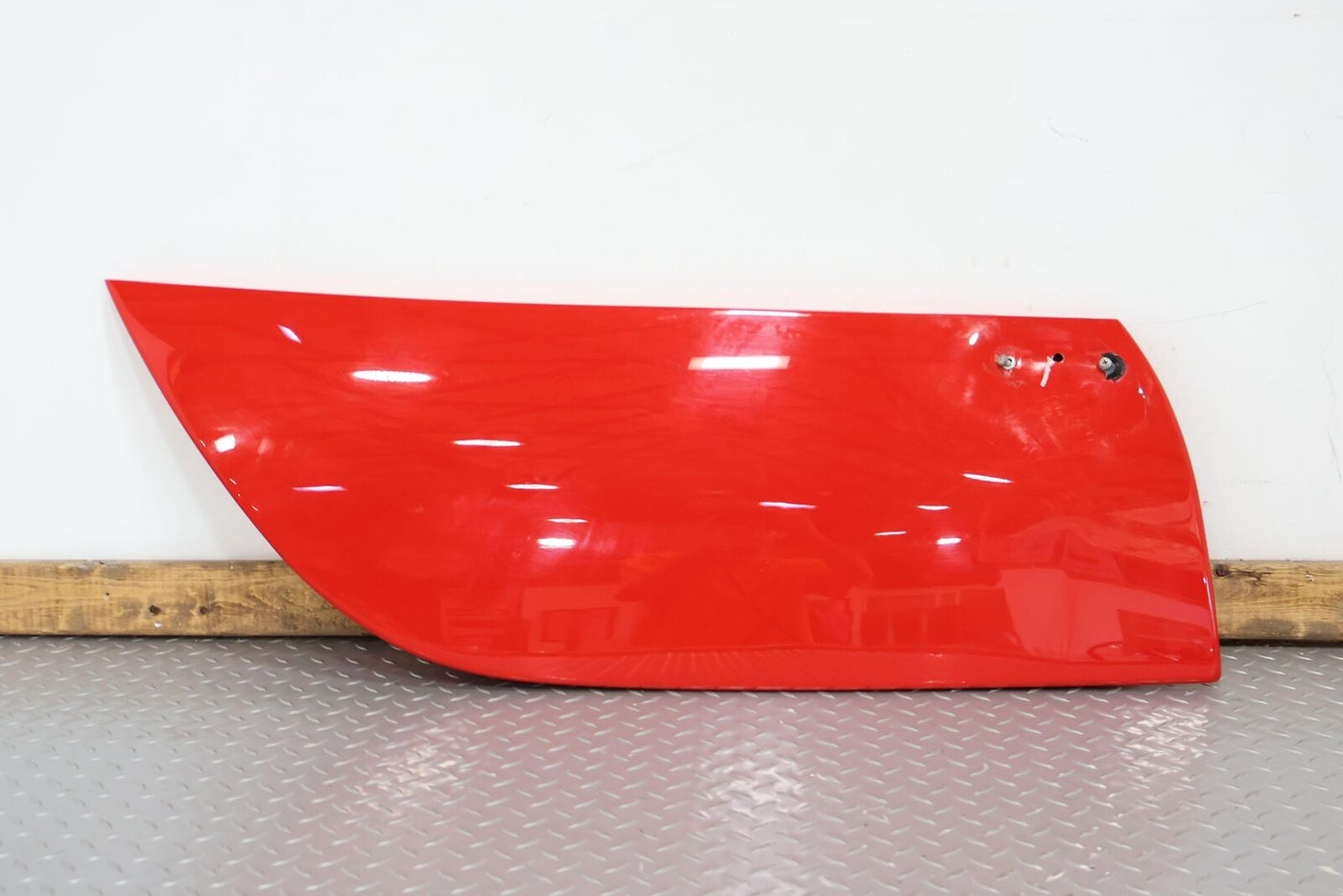 96-99 Panoz Roadster AIV Right RH Door Shell (Red) Damage Around Mirror Mount