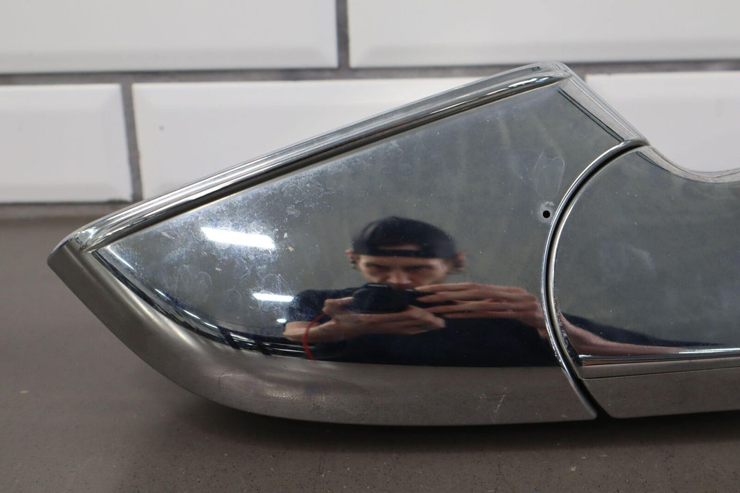 2012-2015 Tesla Model S Right RH Power Door Mirror (Black & Chrome) Tested