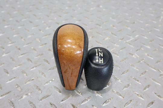 03-09 Lexus GX470 OEM Shift Knob & Transfer Case Knob (Leather/Wood) OEM