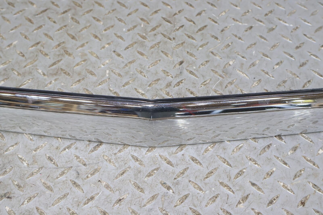 2002 Cadillac Escalade OEM front Hood Nose Trim (Chrome) Solid Mount