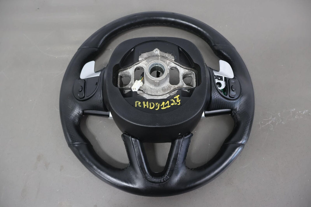 15-19 Dodge Challenger Leather Heated Steering Wheel W/Switches (Black X9)