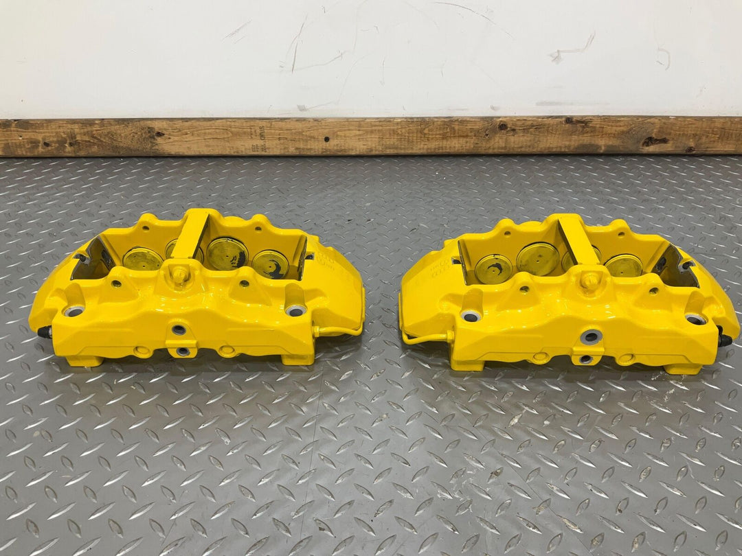 Lamborghini Gallardo Powder Coated Yellow Brembo Brake Caliper Set Fresh Rebuild