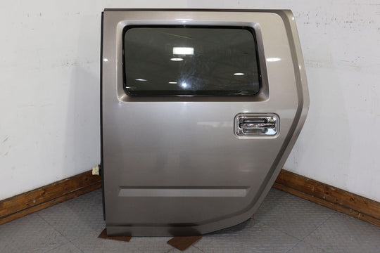 03-09 Hummer H2 Left LH Driver Rear Door W/ Glass (Graystone Metallic 16U)