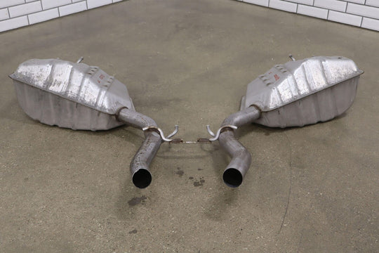 2014 Chevy Camaro SS LH&RH Pair OEM Mufflers W/Chrome Tips