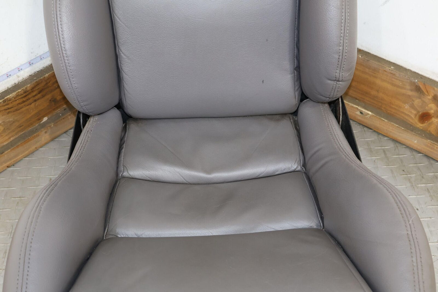 92-95 Dodge Viper RT10 Left LH Driver OEM Leather Seat (Grey) Nice Condition 15K