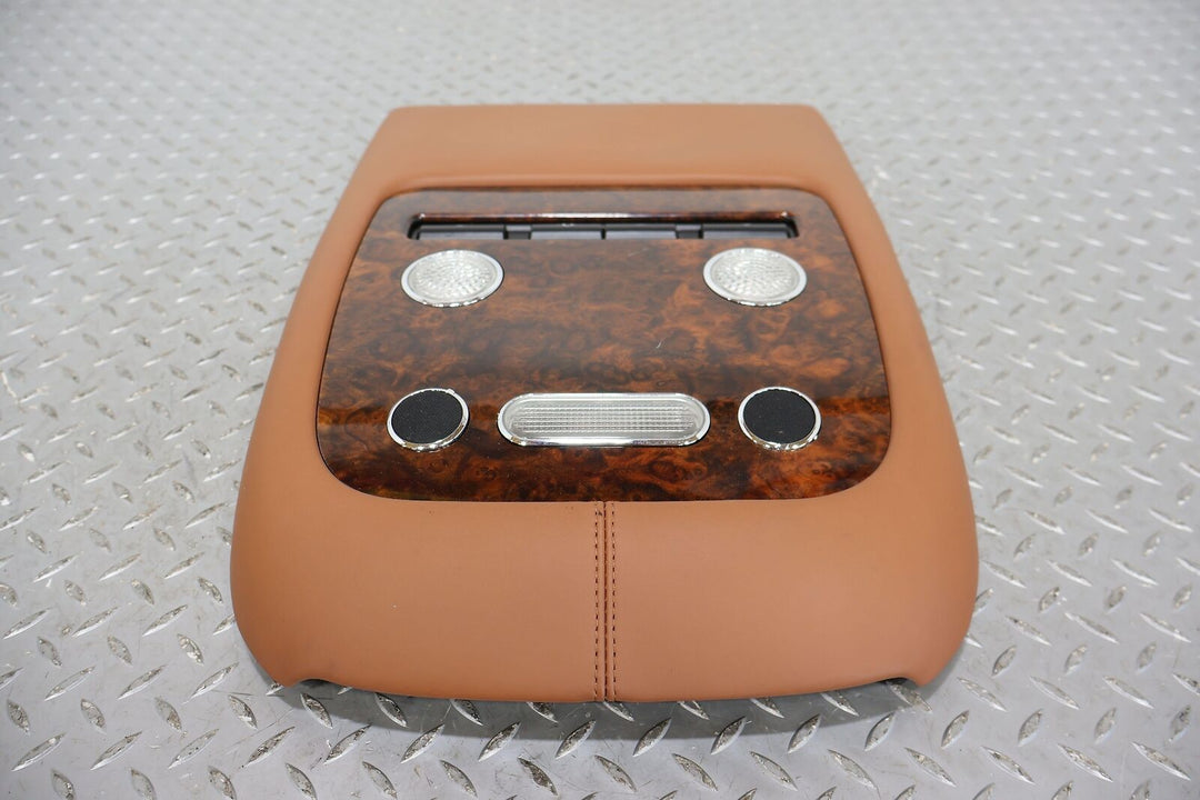 03-10 Bentley Continental GT Coupe Overhead Roof Console (Cognac/Woodgrain)