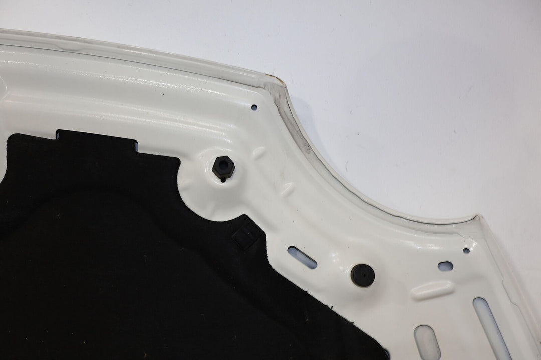 12-19 Fiat 500 Abarth Coupe OEM Hood Bonnet (Bianco White PW3) Solid Mount