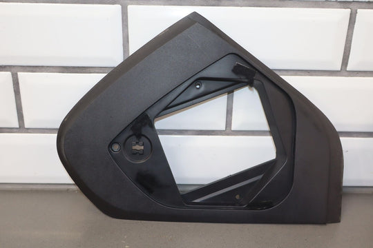 90-93 C4 Corvette LH&RH Pair of Dash End Caps Trim Panels Black *1 Crack*