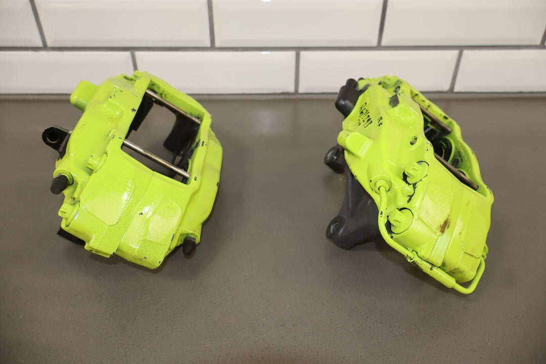 2012-2020 Tesla Model S / X Neon Green Custom Brake Caliper Set (6)