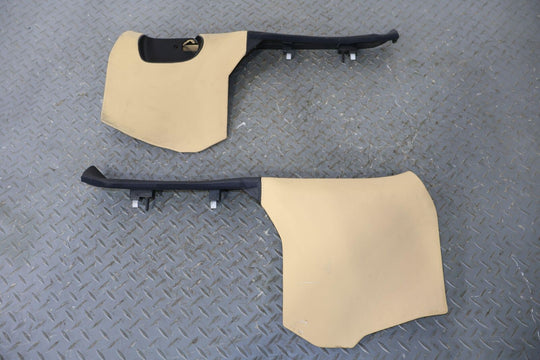 03-10 Bentley Continental GT Pair LH&RH Interior Kick Trim Panels (Saffron MHD)