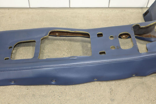 00-03 Honda S2000 Suzuka Blue Center Console Leather Trim / Pad