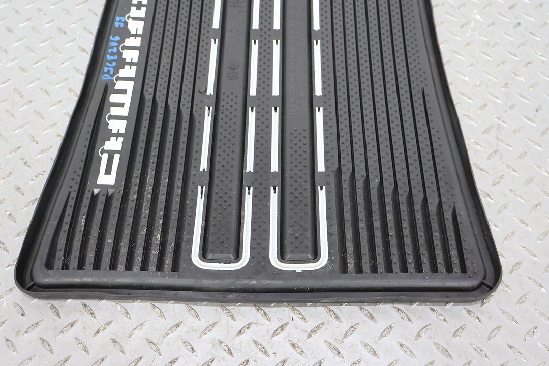 16-20 Chevy Camaro Coupe All Weather Floors Mats Set of 4 (Black/White Accents)