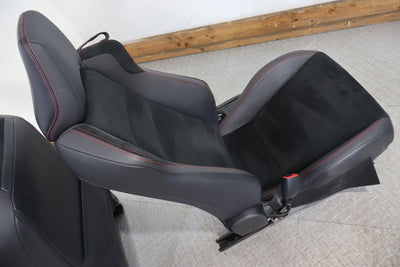 2015 Subaru BRZ Limited Leather/Alcantara Seat Set (Black/Red Stitch BL20) Notes