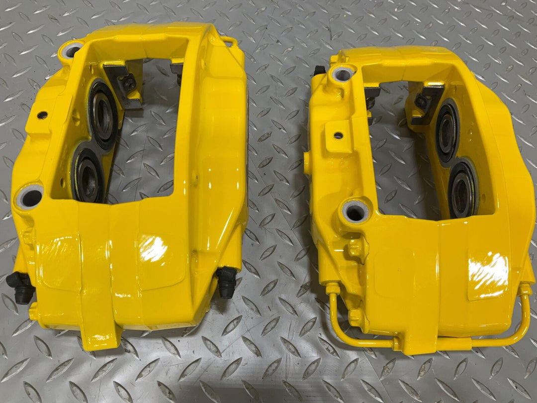 Lamborghini Gallardo Powder Coated Yellow Brembo Brake Caliper Set Fresh Rebuild