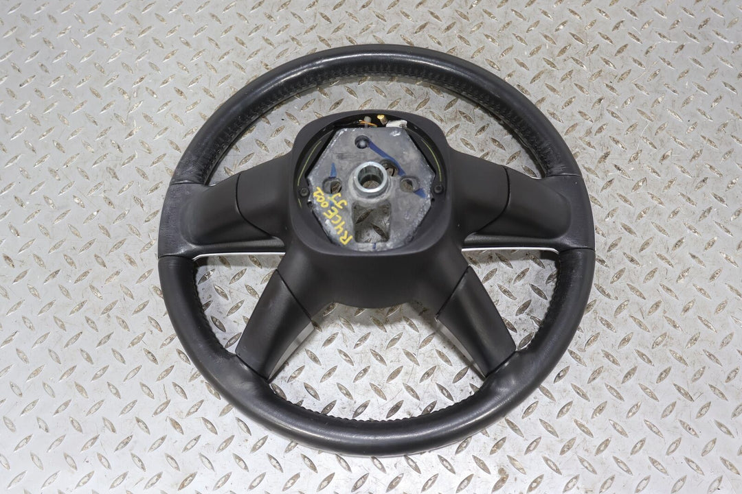 03-06 Chevy SSR Driver Leather Steering Wheel W/ Switches (Black/Silver)