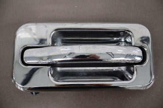 2003-2009 Hummer H2 Exterior Door Handles Set Of 4 (Black/Aftermarket Chrome)