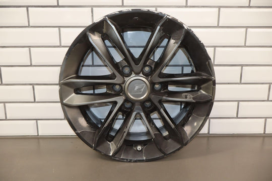 14-21 Lexus GX460 Single (1) 18x7.5 OEM 6 Spoke Split V-Wheel Gunmetal *Curbed*