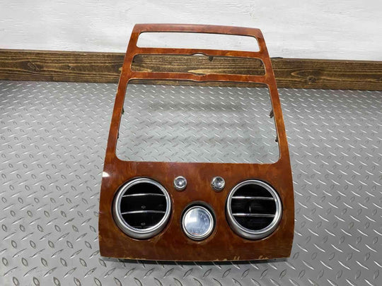 03-10 Bentley Continental GTC Interior Radio Trim Bezel (Woodgrain) SEE NOTES