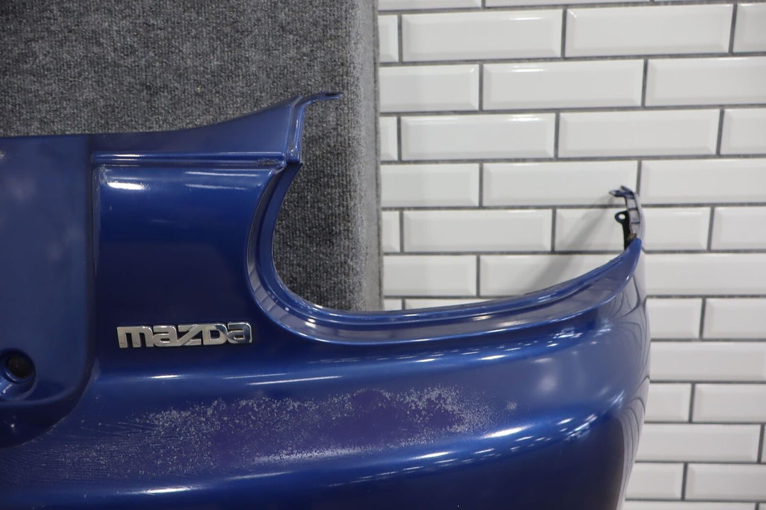 99-00 Mazda Miata NB Rear Bumper W/Rebar Sapphire Blue (20P) *Peeling*