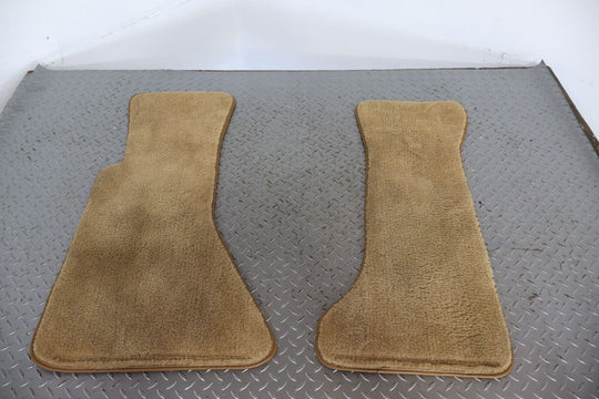 84-86 Chevy C4 Corvette Pair LH & RH Cloth Carpeted Floor Mats (Beige) OEM