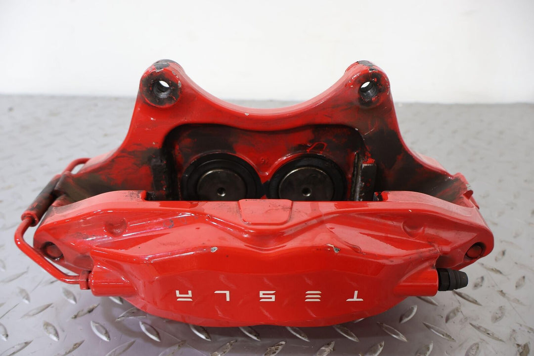 12-20 Tesla Model S Front Left LH Performance Brake Caliper (Red) 100K Miles