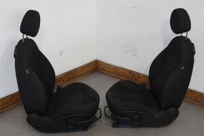 09-15 Mini Cooper S Coupe Pair LH & RH Front Seat Set (Black W/ Red Stitching)