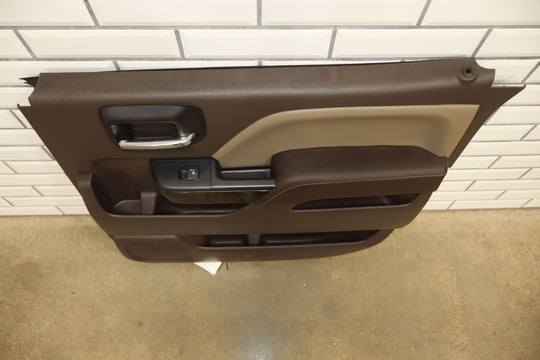 2014 GMC Sierra Denali 1500 Interior Door Trim Panel Set (4) Cocoa/Dune