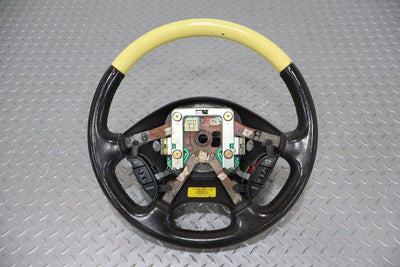 02-03 Ford Thunderbird Leather Steering Wheel (Inspiration Yellow/Black) Notes