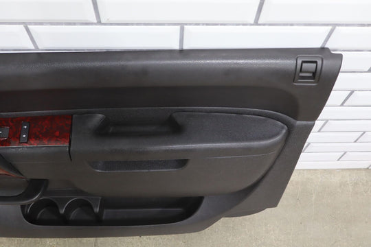 2010-2013 Chevy Silverado Crew Cab Right RH Front Interior Door Panel (Ebony)