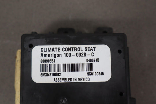 04-06 Cadillac XLR Seat Ventilation Control Module (Under LH Seat) 88898554