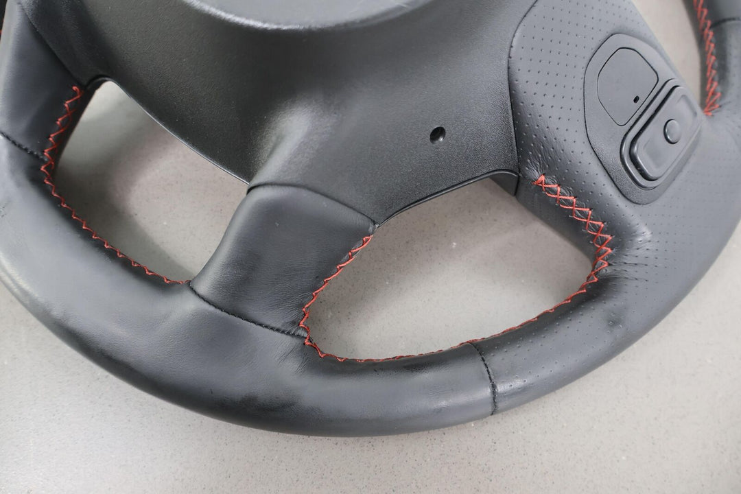 19-21 Ram 1500 Rebel OEM LEather Steering Wheel W/ Switches (Red/Black XR)