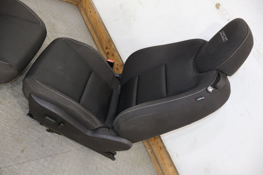 10-15 Camaro SS Cloth OEM Seat Set Front & Rear (Black AFJ) Mild Wear See Notes