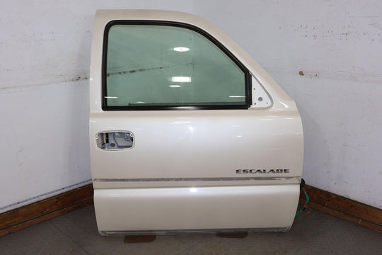 02-06 Cadillac Escalade Front Right RH Door W/Glass (White Diamond 98U) Short WB