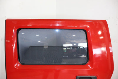 05-09 Hummer H2 SUT Left LH Driver Rear Door W/Glass (Victory Red 74U) See Notes