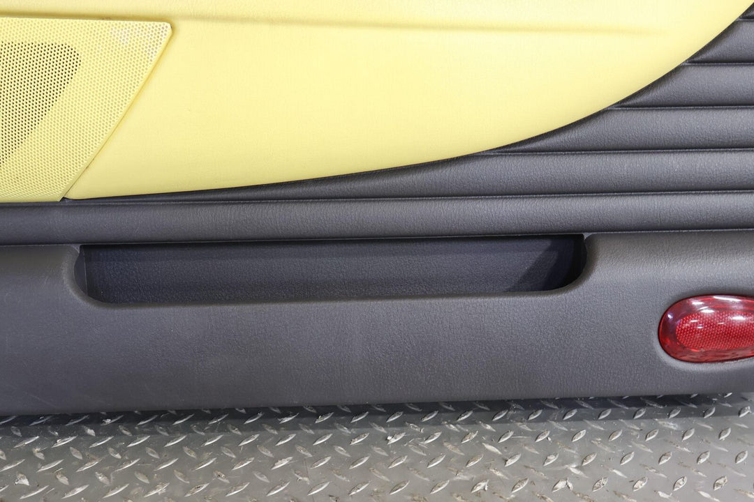 02-05 Ford Thunderbird Right Interior Door Trim Panel (Yellow & Black) See Notes