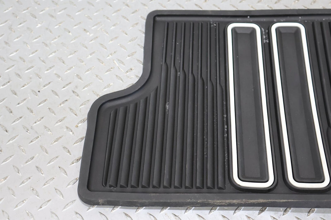 16-20 Chevy Camaro Coupe All Weather Floors Mats Set of 4 (Black/White Accents)