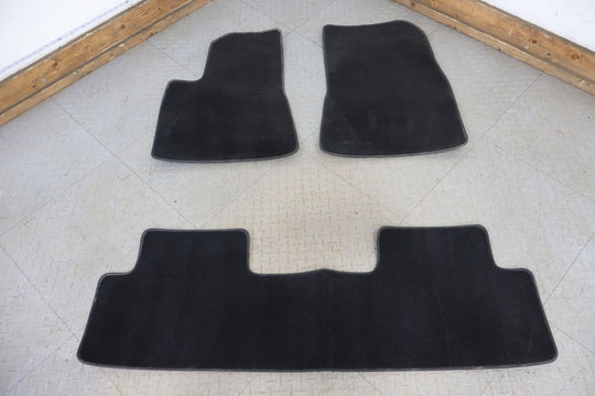 17-20 Tesla Model 3 OEM Cloth 4 Pieces Floor Mats Set (Black) Light Wear