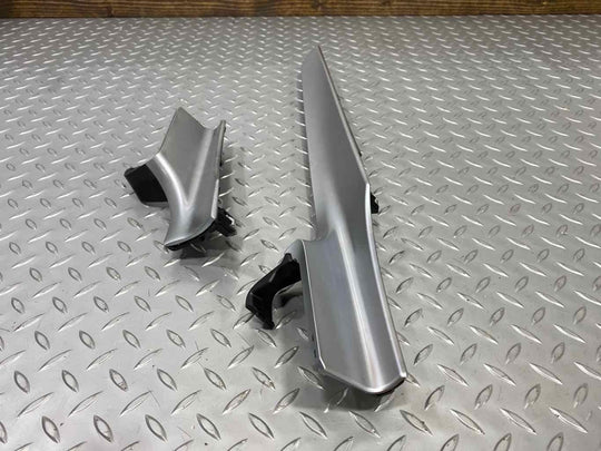 15-20 Mercedes C63s W205 Right RH Interior Dash Trim Kit (Silver) 2 Pieces