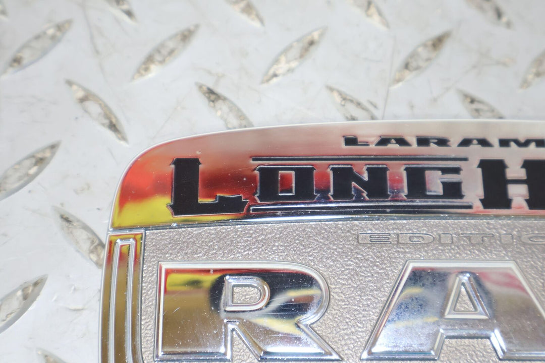 11-18 Ram 1500 Laramie Longhorn Chrome Rear Tailgate Emblem Badge Nameplate