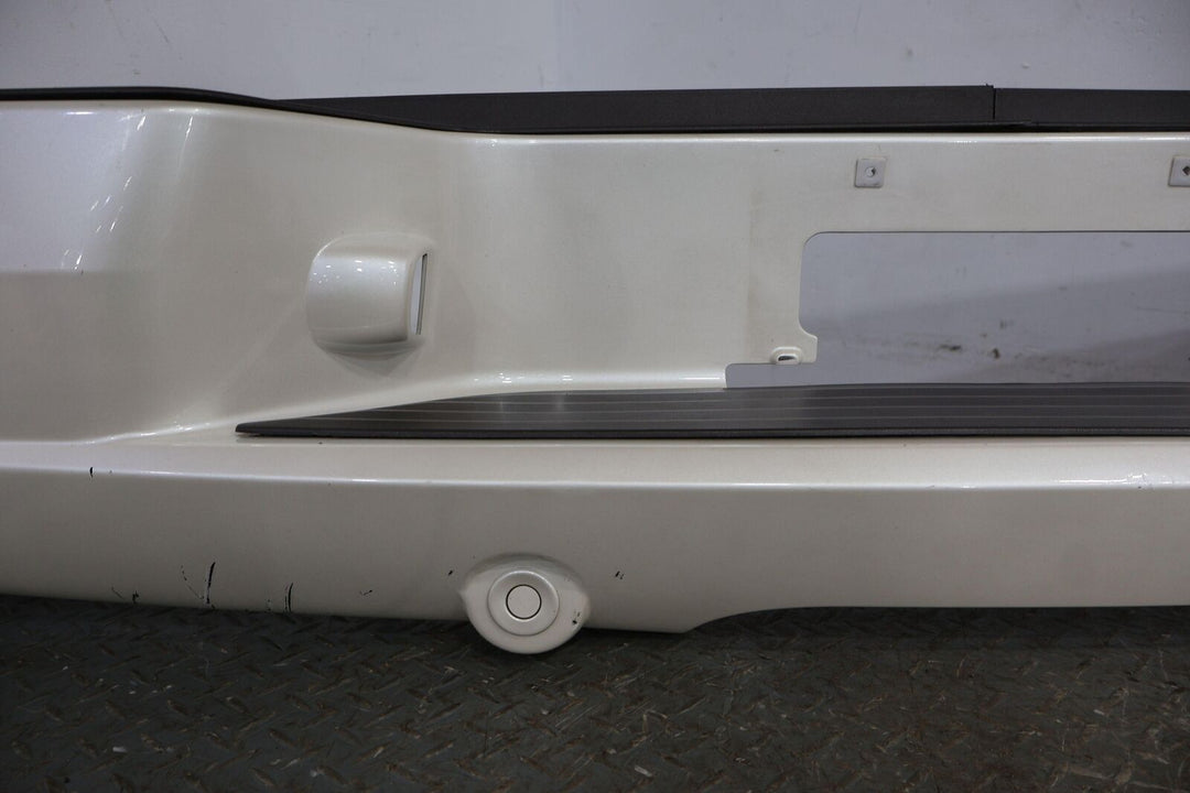 02-06 Cadillac Escalade Short WB Rear OEM Bumper W/Parking Sensors White Diamond