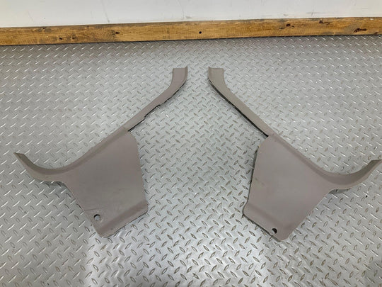 87-93 Ford Foxbody Mustang Convertible Pair LH&RH Interior Kick Trim Panles Gray